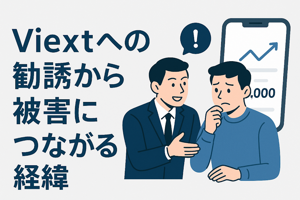 Viextへの勧誘から被害につながる経緯