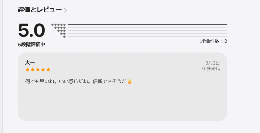 LBMAPLUS評価やレビューが不自然に高い
