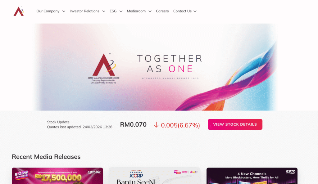 destinyisyou.comAstro Malaysia Holdings Berhad