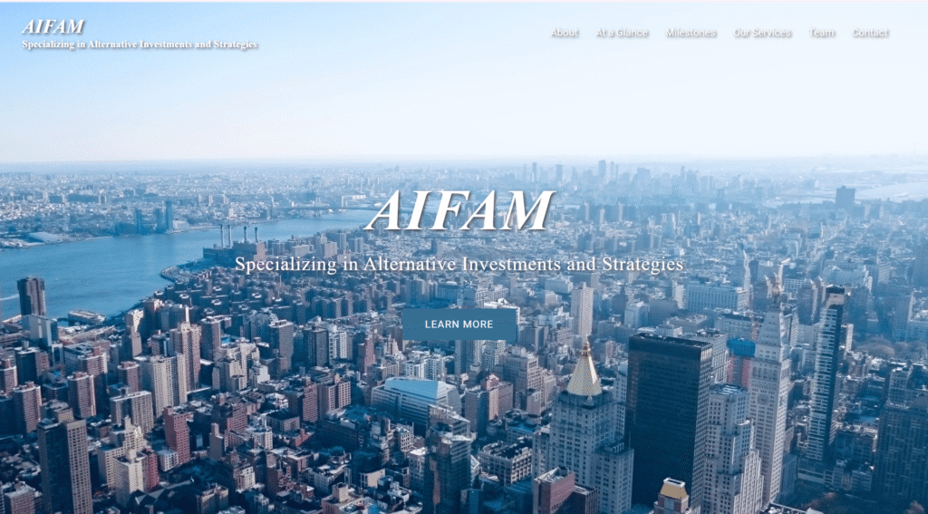 AIFAMアセットマネジメントを騙る勧誘公式サイト