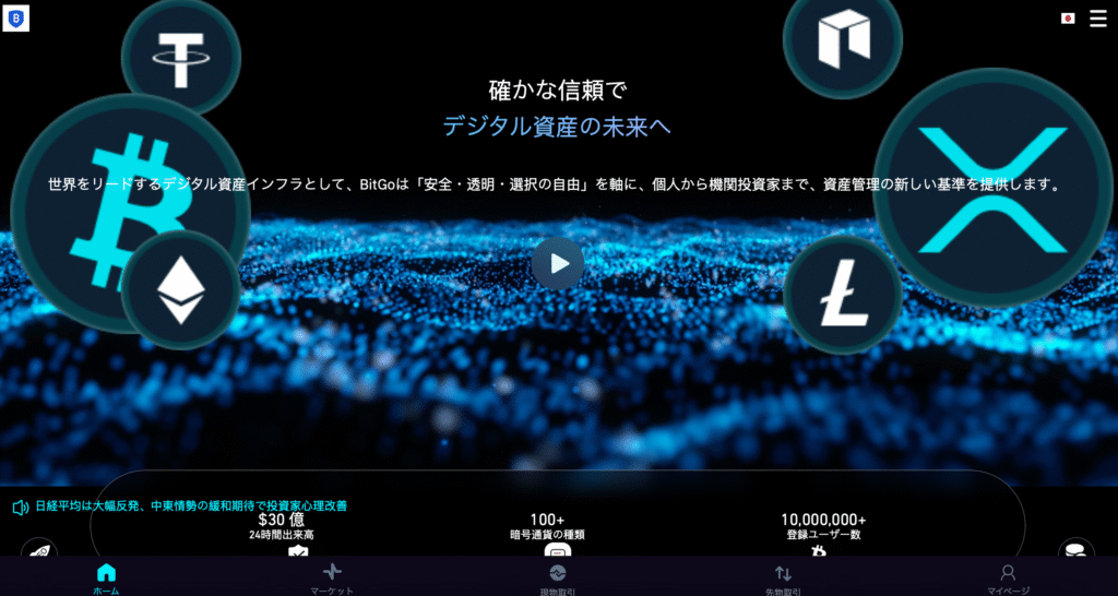m.bitgoexes.comサイト