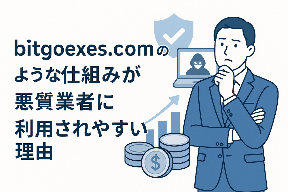 bitgoexes.comのような仕組みが悪質業者に利用されやすい理由
