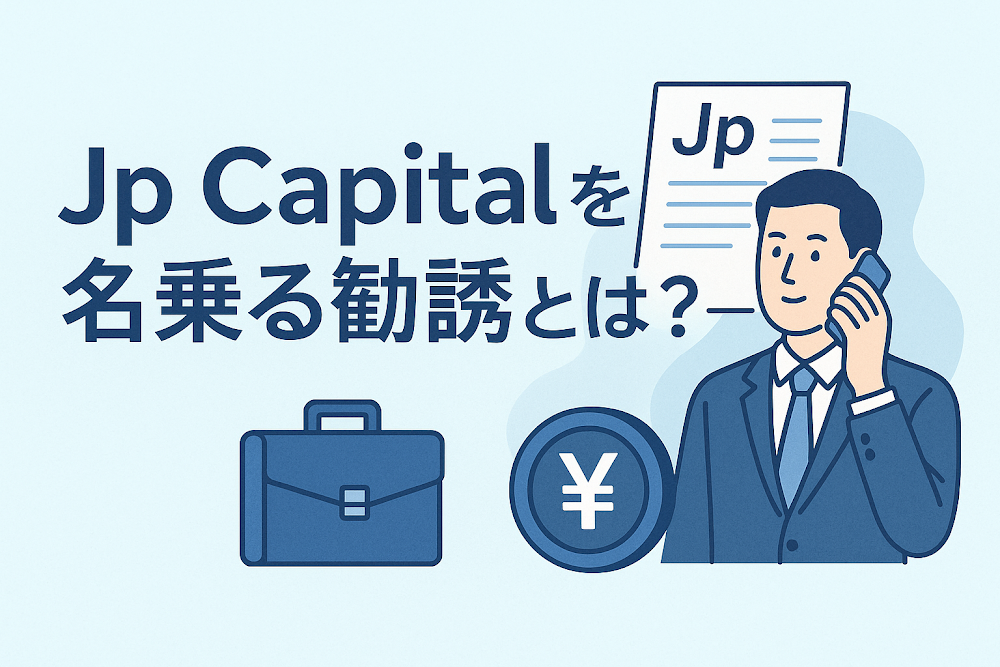 Jp Capitalを名乗る勧誘とは?