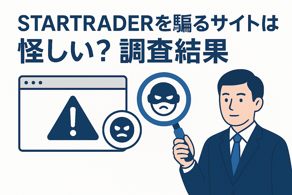 STARTRADERを騙るサイトは怪しい？調査結果