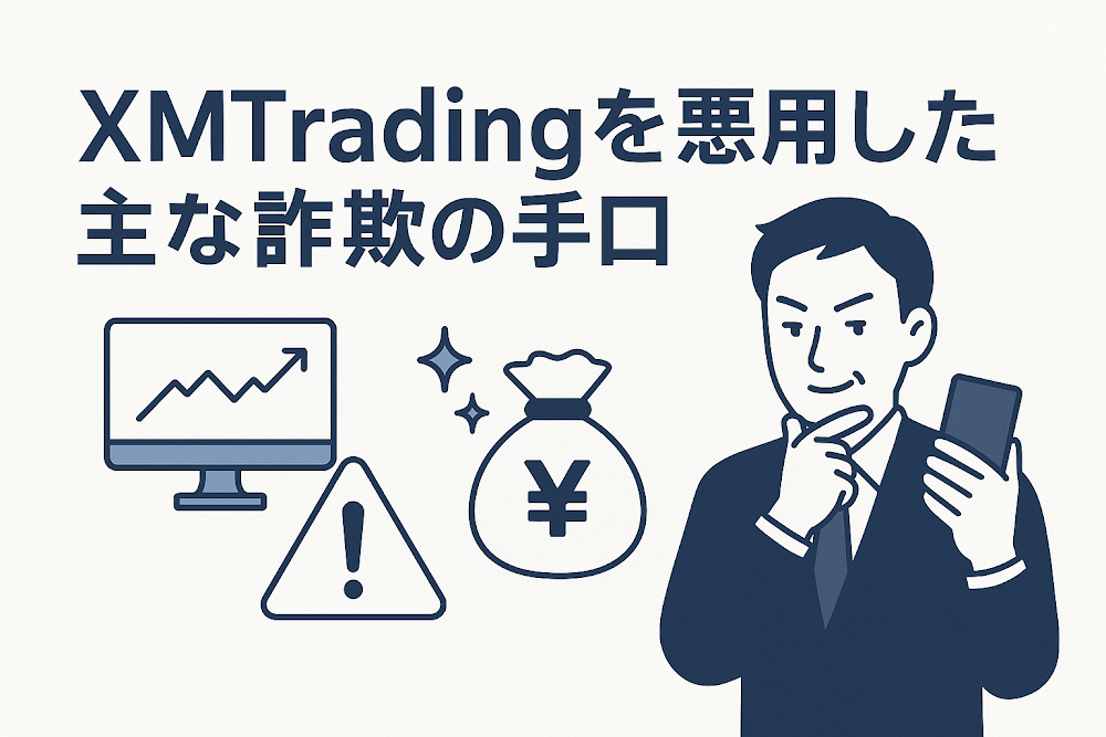 XMTradingを悪用した主な詐欺の手口