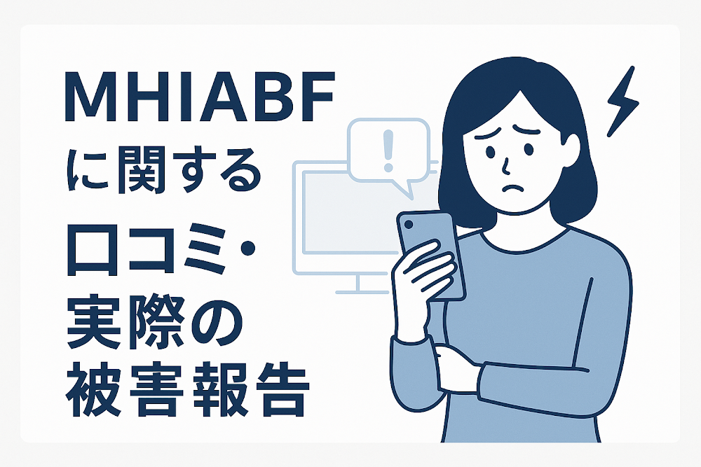 MHIABFに関する口コミ・実際の被害報告