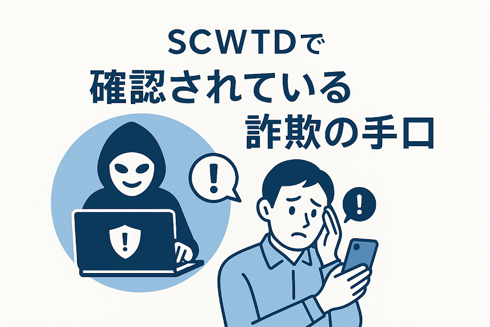 SCHWTDで確認されている詐欺の手口