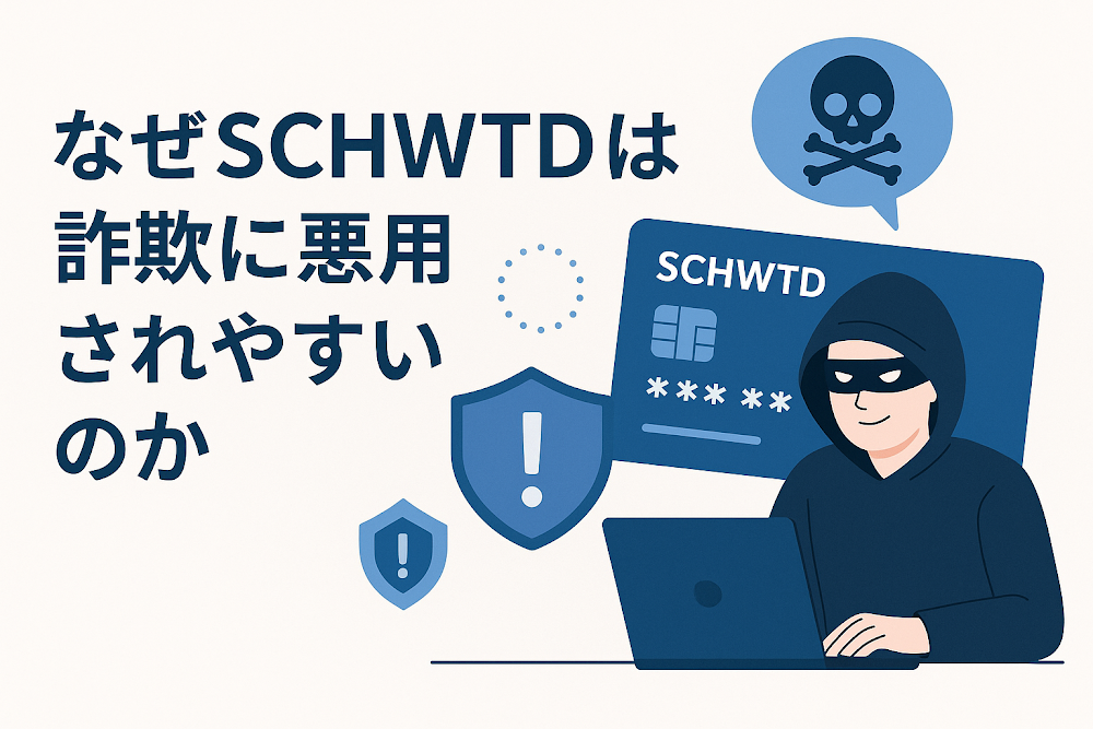 なぜSCHWTDは詐欺に悪用されやすいのか