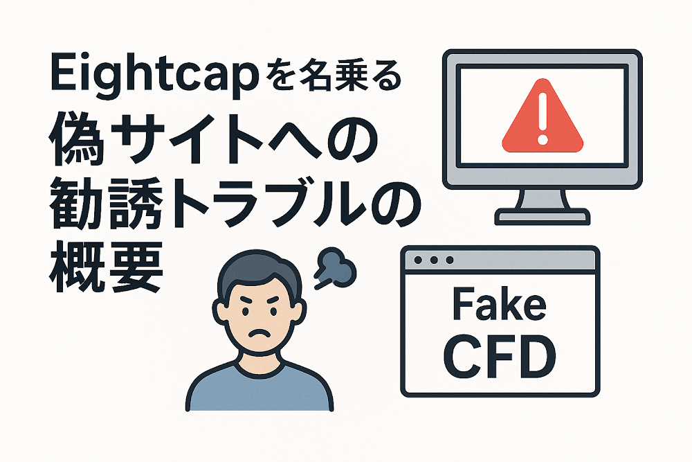 Eightcapを名乗る偽サイトへの勧誘トラブルの概要