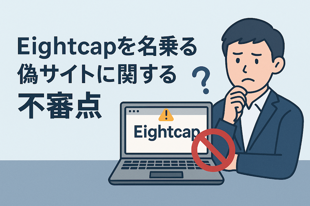 Eightcapを名乗る偽サイトに関する不審点