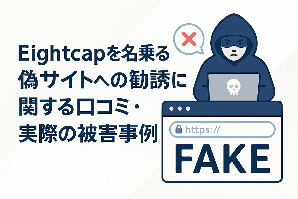 Eightcapを名乗る偽サイトへの勧誘に関する口コミ・実際の被害事例