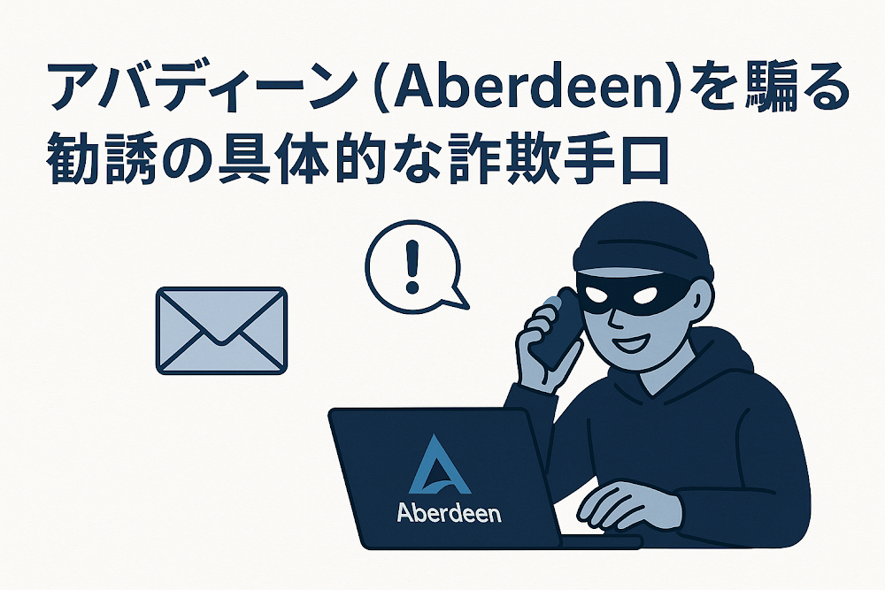 アバディーン（Aberdeen）を騙る勧誘の具体的な詐欺手口