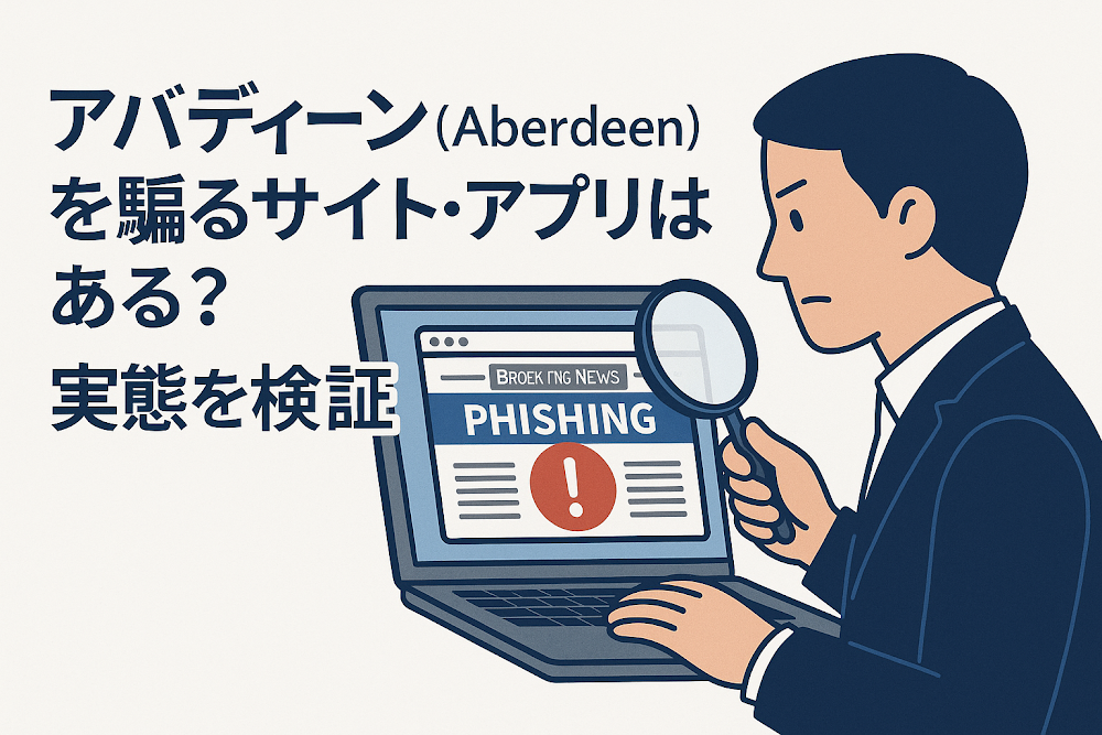 アバディーン（Aberdeen）を騙るサイト・アプリはある？実態を検証