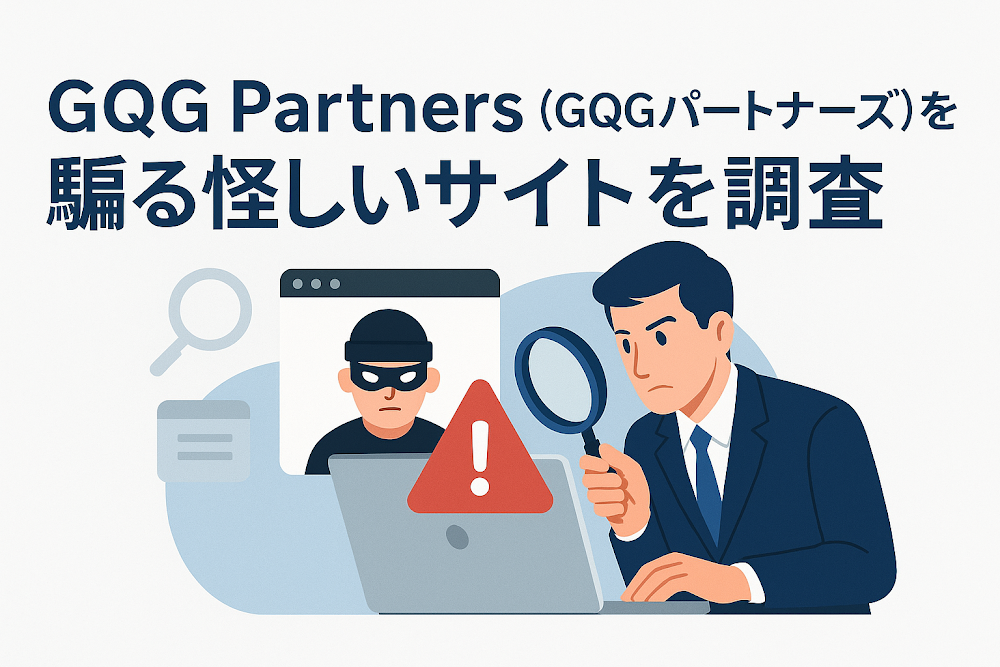 GQG Partners（GQGパートナーズ）を騙る怪しいサイトを調査