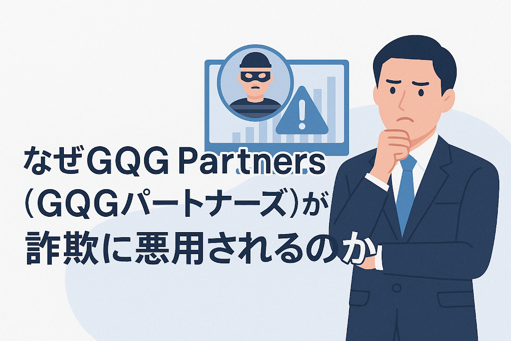 なぜGQG Partners（GQGパートナーズ）が詐欺に悪用されるのか