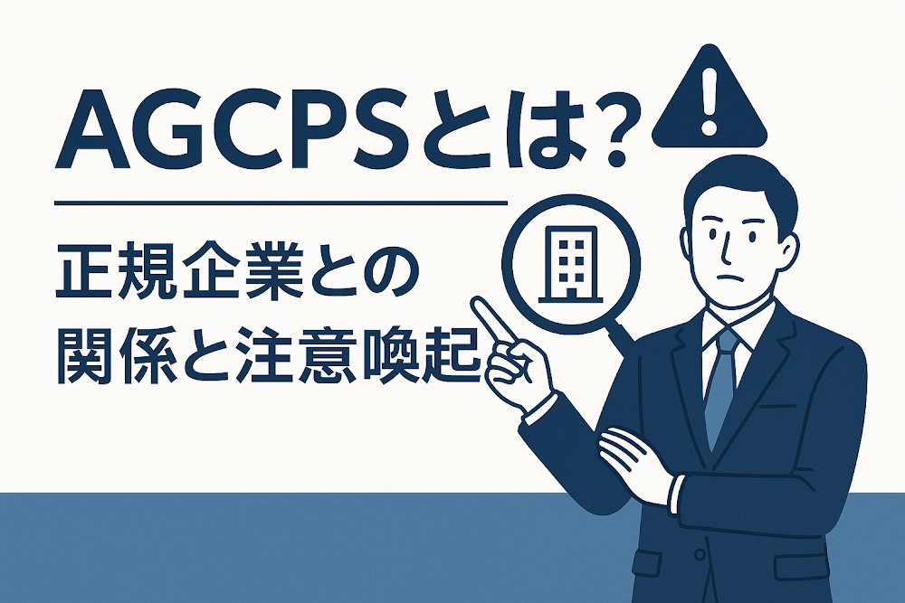 AGCPSとは？正規企業との関係と注意喚起