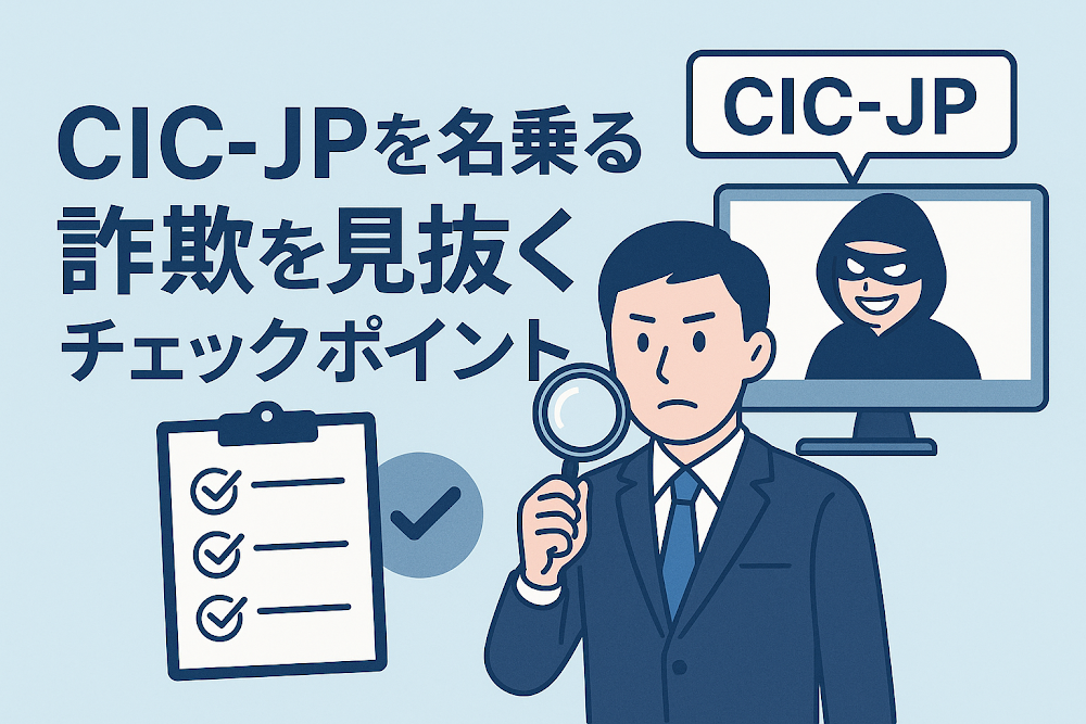 CIC-JPを名乗る詐欺を見抜くチェックポイント