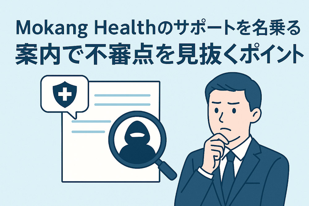 Mokang Healthのサポートを名乗る案内で不審点を見抜くポイント