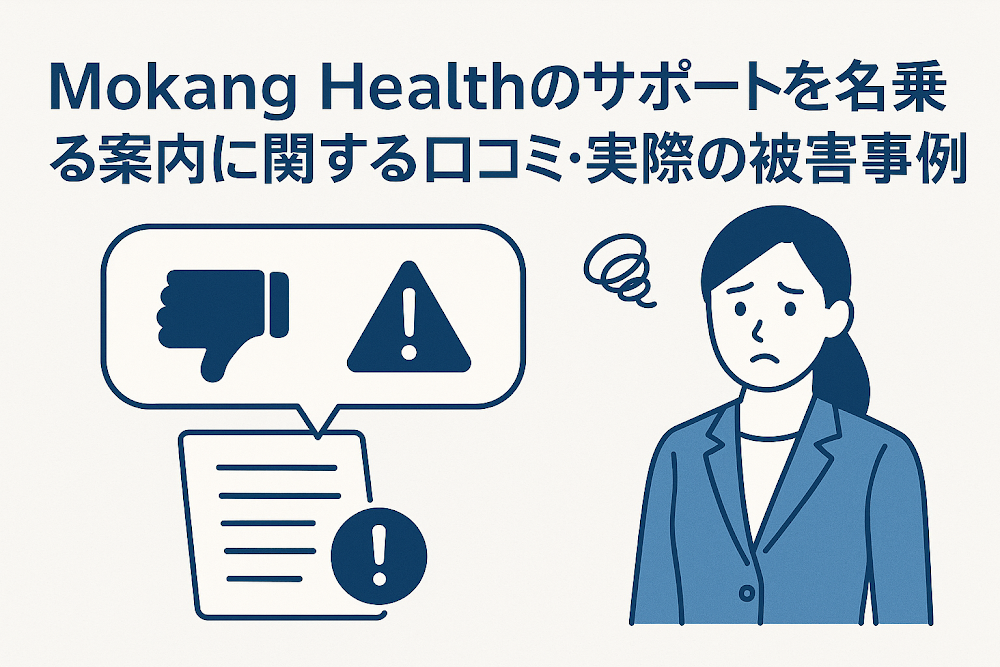 Mokang Healthのサポートを名乗る案内に関する口コミ・実際の被害事例