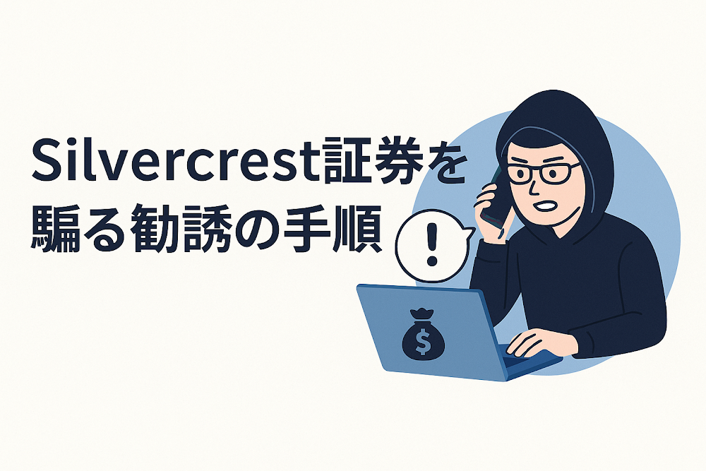 Silvercrest証券を騙る勧誘の手順