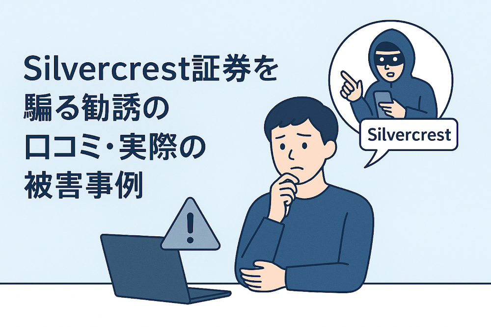 Silvercrest証券を騙る勧誘の口コミ・実際の被害事例