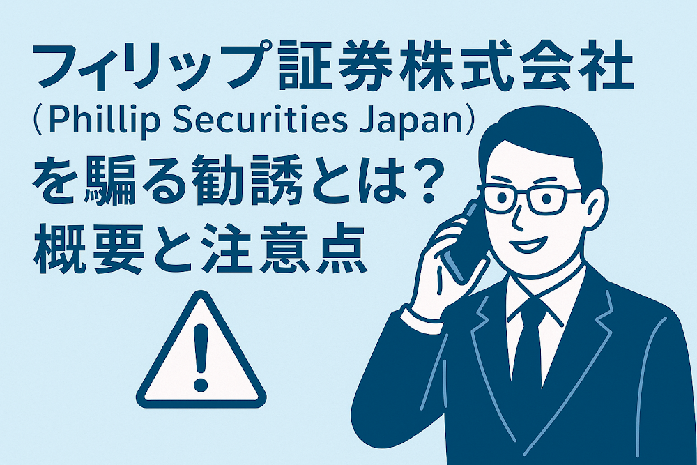 フィリップ証券株式会社(Phillip Securities Japan)を騙る勧誘とは?概要と注意点