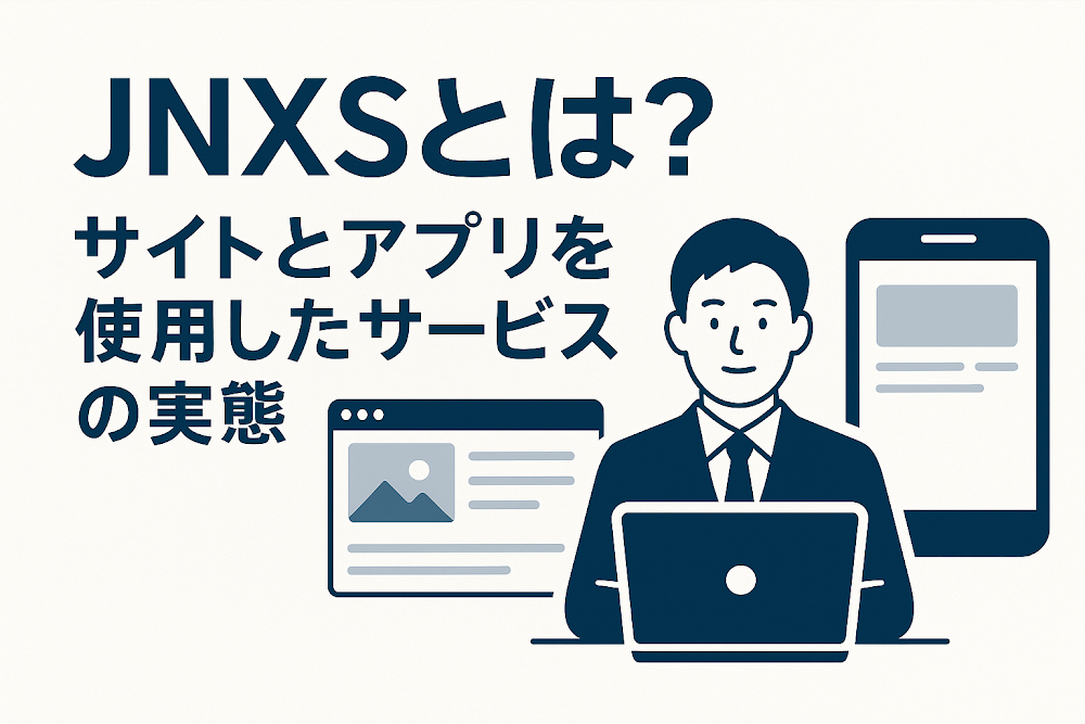 JNXSとは?サイトとアプリを使用したサービスの実態