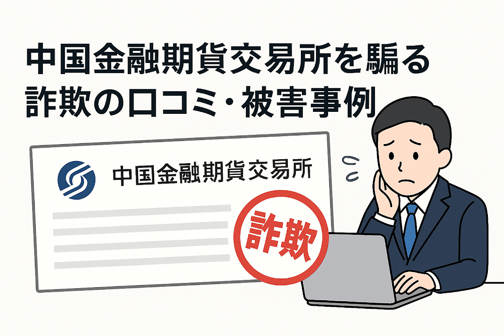 中国金融期貨交易所(China Financial Futures Exchange)を騙る詐欺の口コミ・被害事例