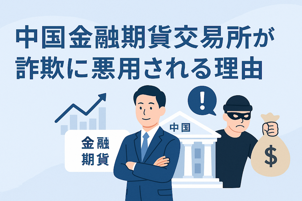 中国金融期貨交易所が詐欺に悪用される理由