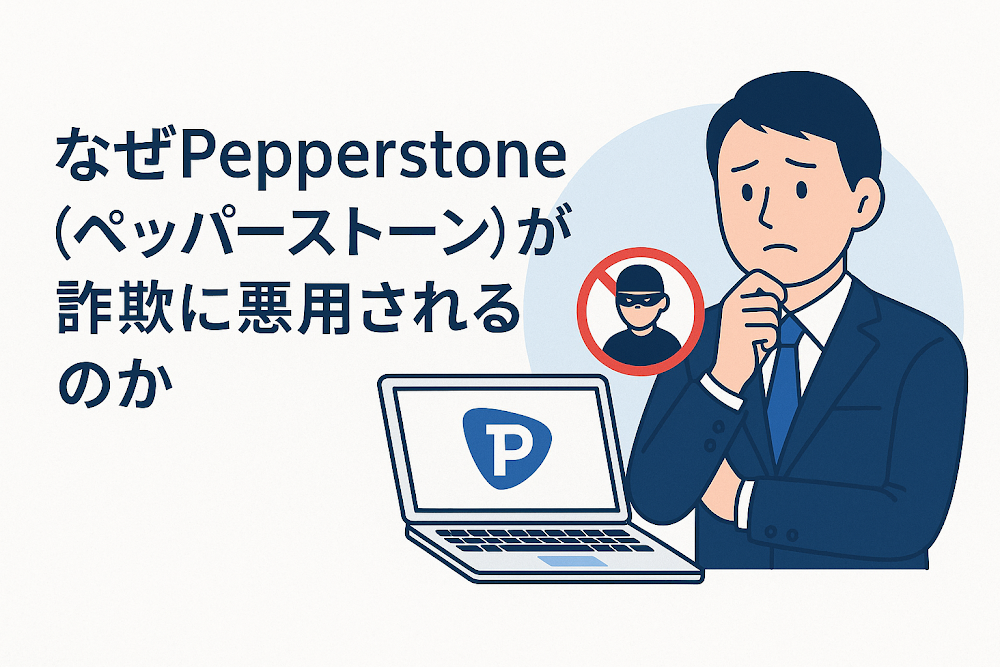 なぜPepperstone（ペッパーストーン）が詐欺に悪用されるのか
