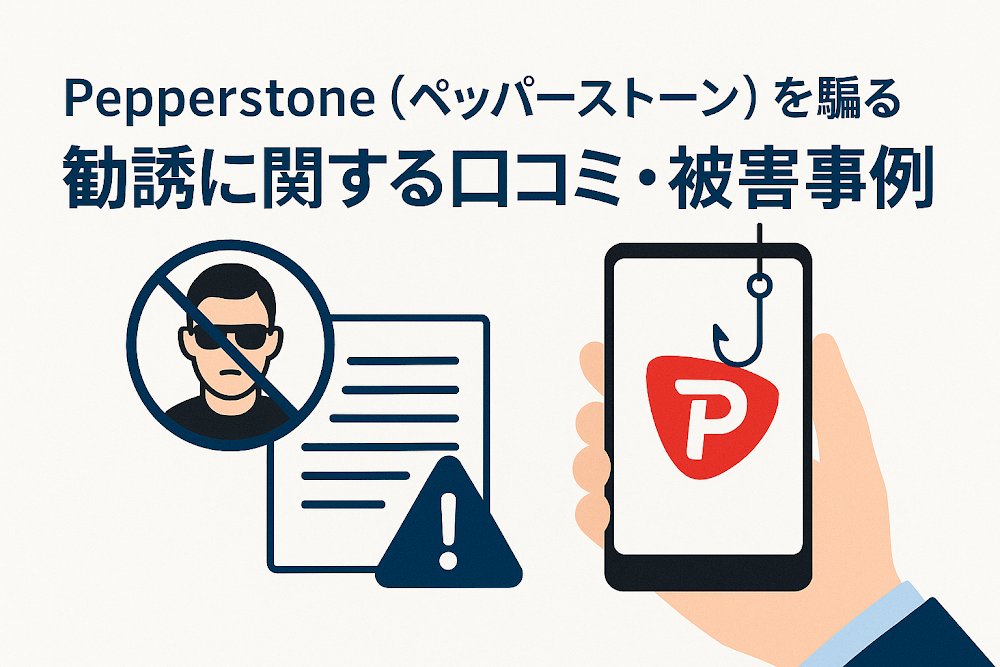 Pepperstone（ペッパーストーン）を騙る勧誘に関する口コミ・被害事例