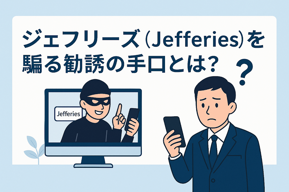 ジェフリーズ（Jefferies）を騙る勧誘の手口とは？
