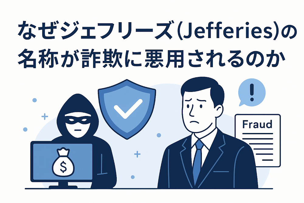 なぜジェフリーズ（Jefferies）の名称が詐欺に悪用されるのか