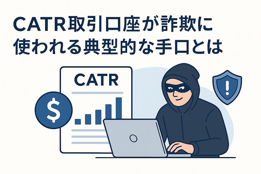 CATR取引口座が詐欺に使われる典型的な手口とは