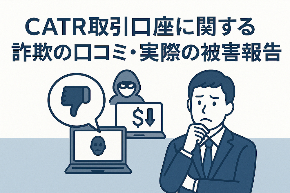 CATR取引口座に関する詐欺の口コミ・実際の被害報告