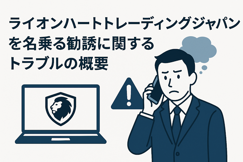 ライオンハートトレーディングジャパンを名乗る勧誘に関するトラブルの概要