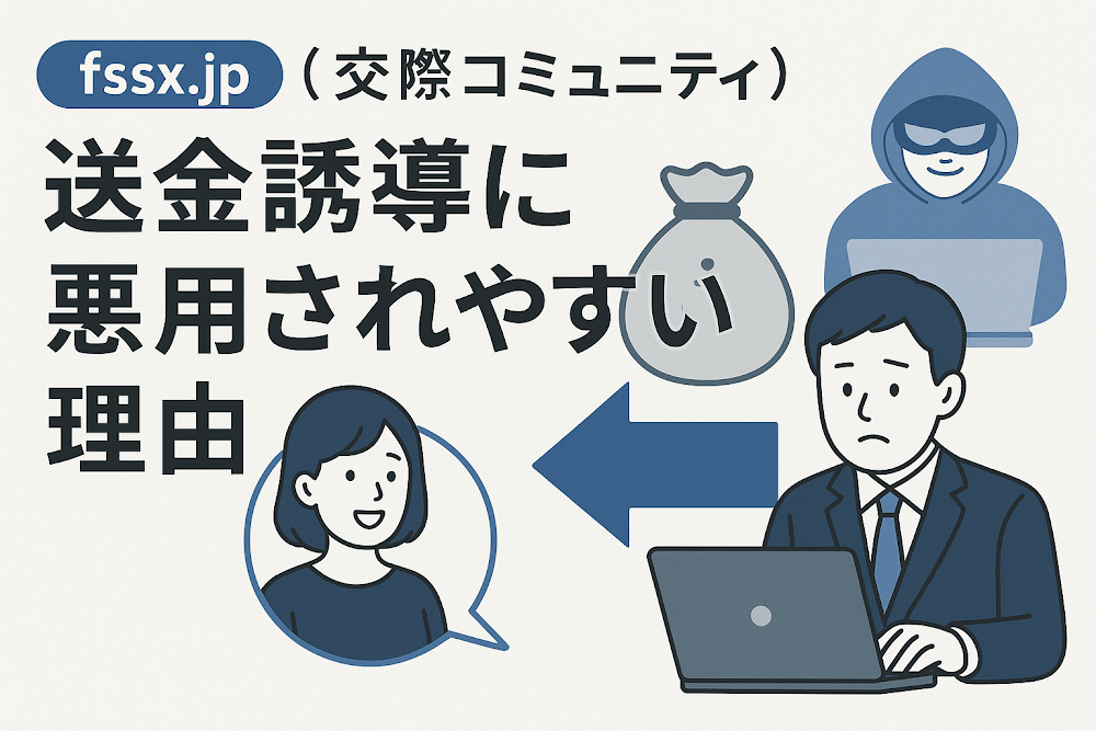 fssx.jp（交際コミュニティ）が送金誘導に悪用されやすい理由
