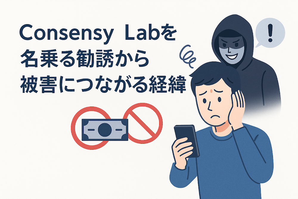 Consensy Labを名乗る勧誘から被害につながる経緯