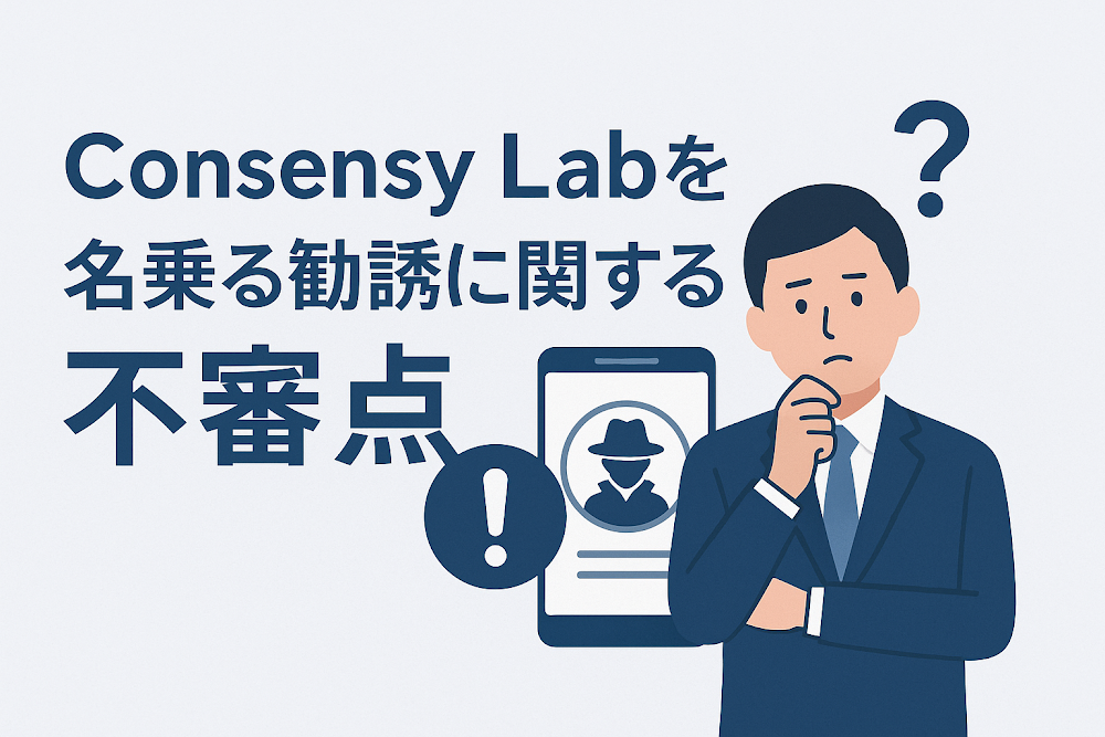Consensy Labを名乗る勧誘に関する不審点