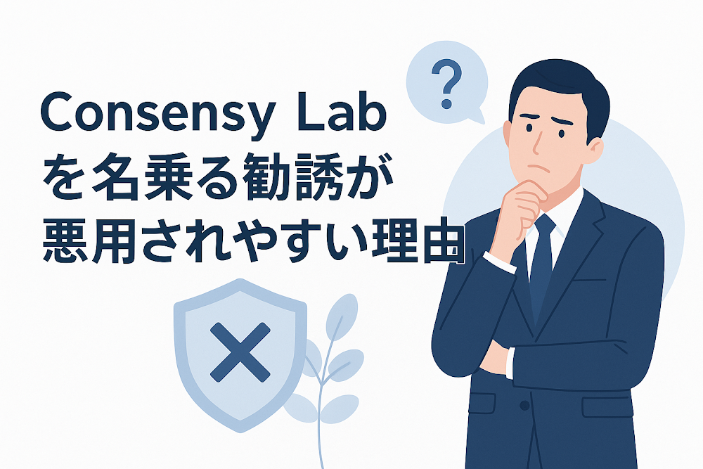 Consensy Labを名乗る勧誘が悪用されやすい理由