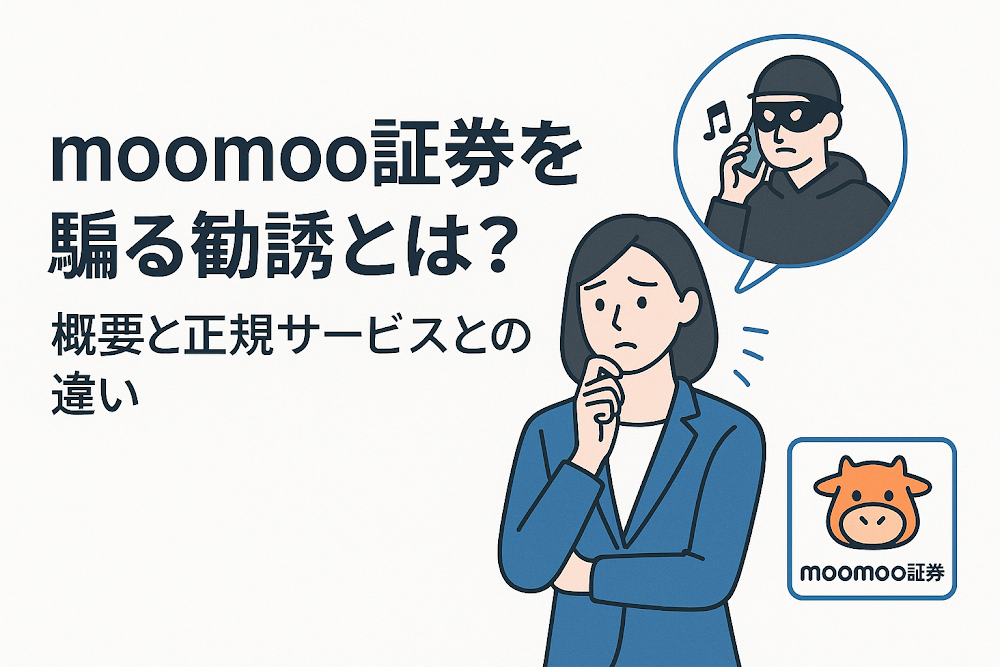 moomoo証券を騙る勧誘とは？概要と正規サービスとの違い