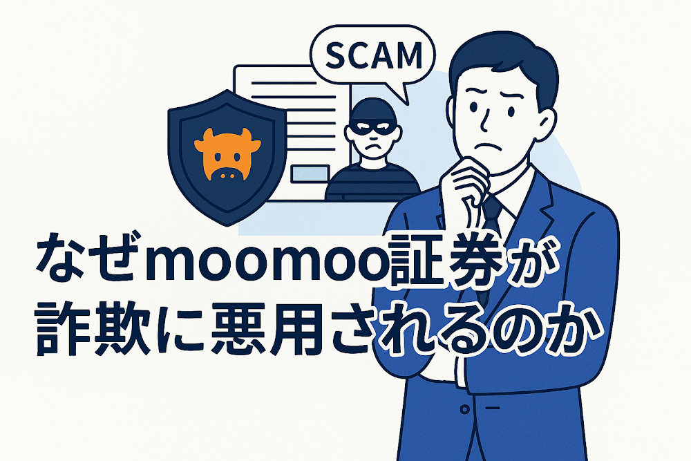 なぜmoomoo証券が詐欺に悪用されるのか