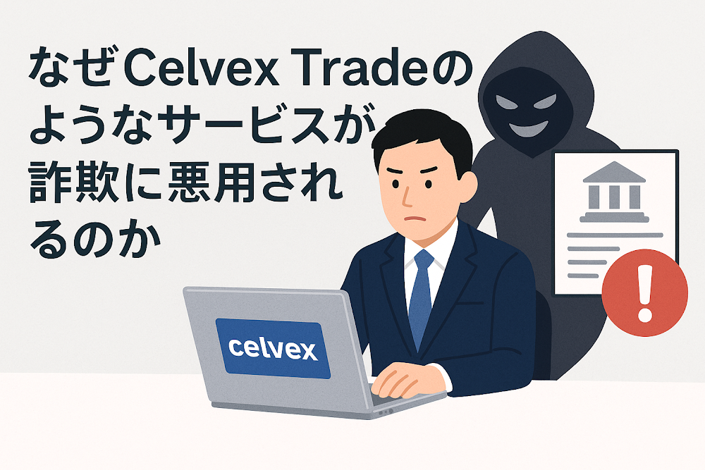 なぜCelvex Tradeのようなサービスが詐欺に悪用されるのか