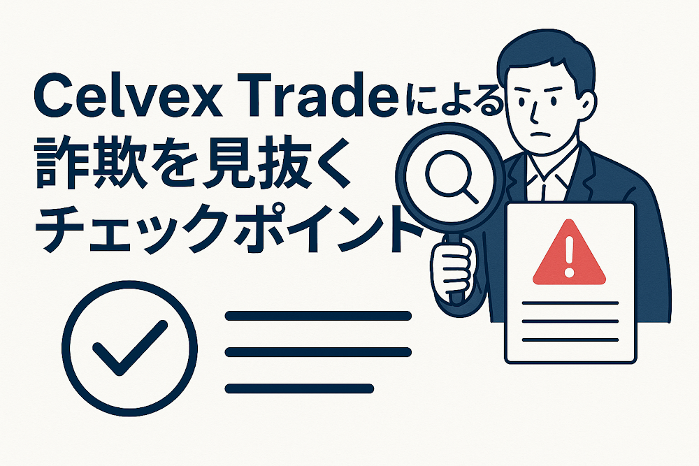 Celvex Tradeによる詐欺を見抜くチェックポイント