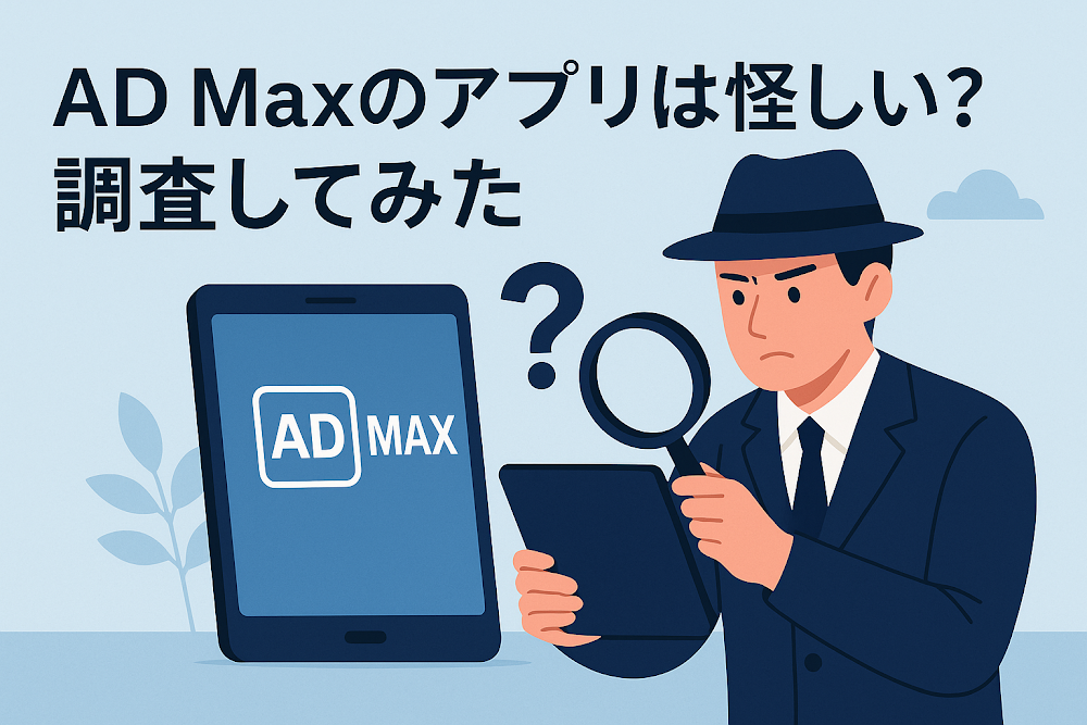 AD Maxのアプリは怪しい？調査してみた