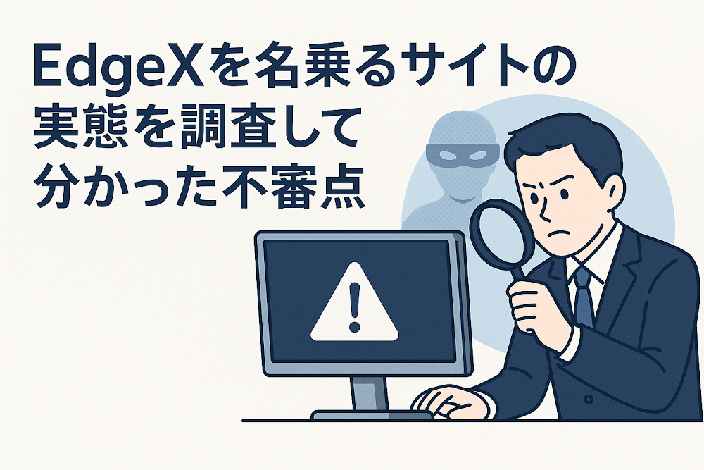 EdgeXを名乗るサイトの実態を調査して分かった不審点
