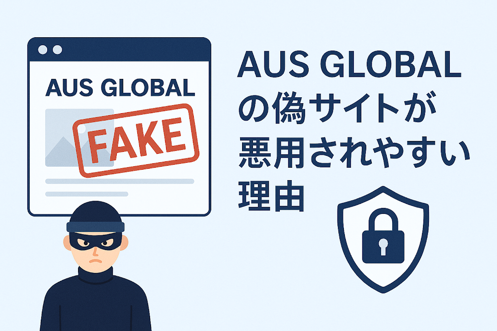 AUS GLOBALの偽サイトが悪用されやすい理由