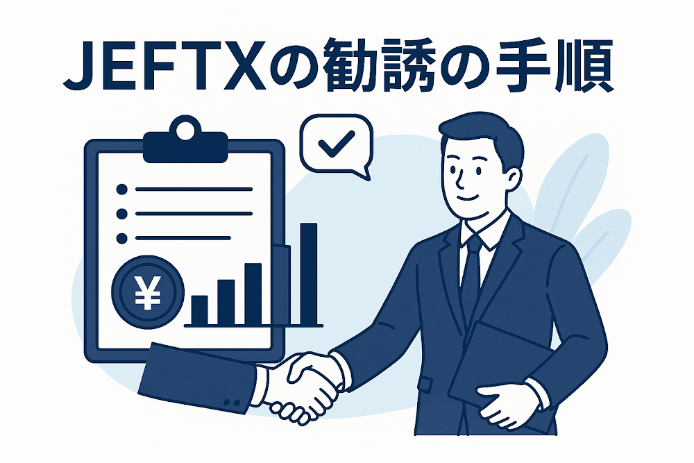 JEFTXの勧誘の手順
