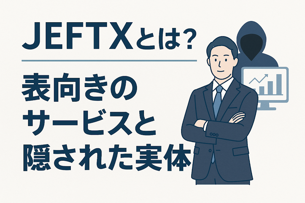 JEFTXとは？表向きのサービスと隠された実体