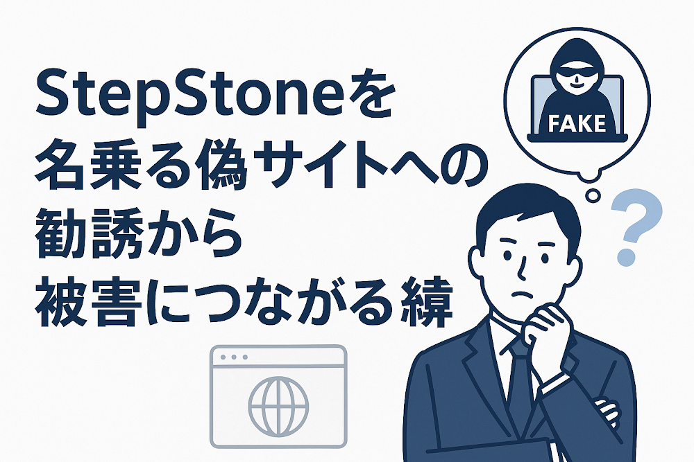 StepStoneを名乗る偽サイトへの勧誘から被害につながる経緯